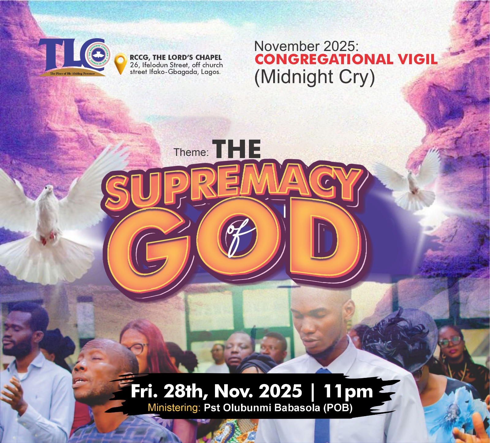 RCCG - Monthly Vigil (November 2025 Edition) Date: Friday, 28th ...