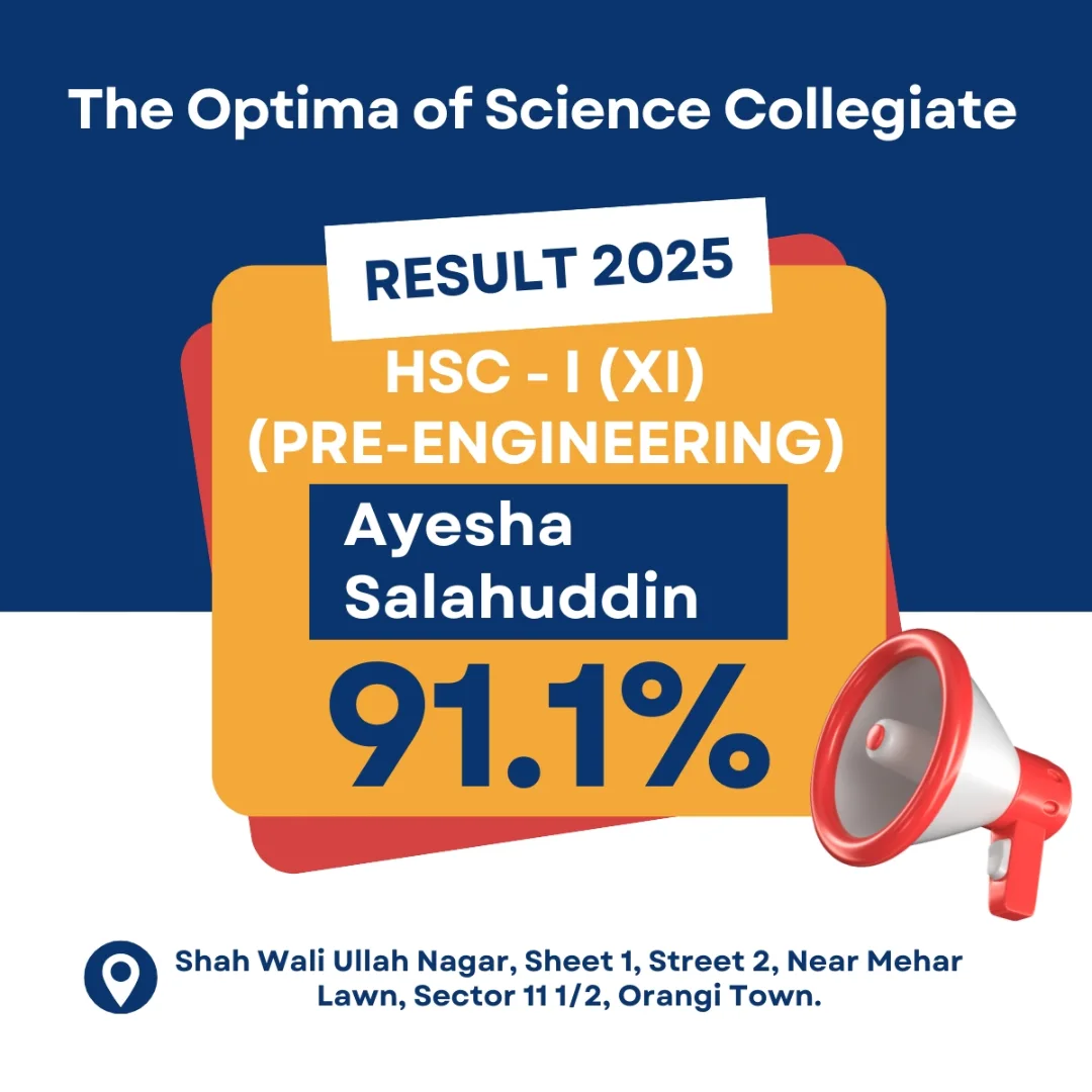 The Optima Of Science Collegiate | Karachi