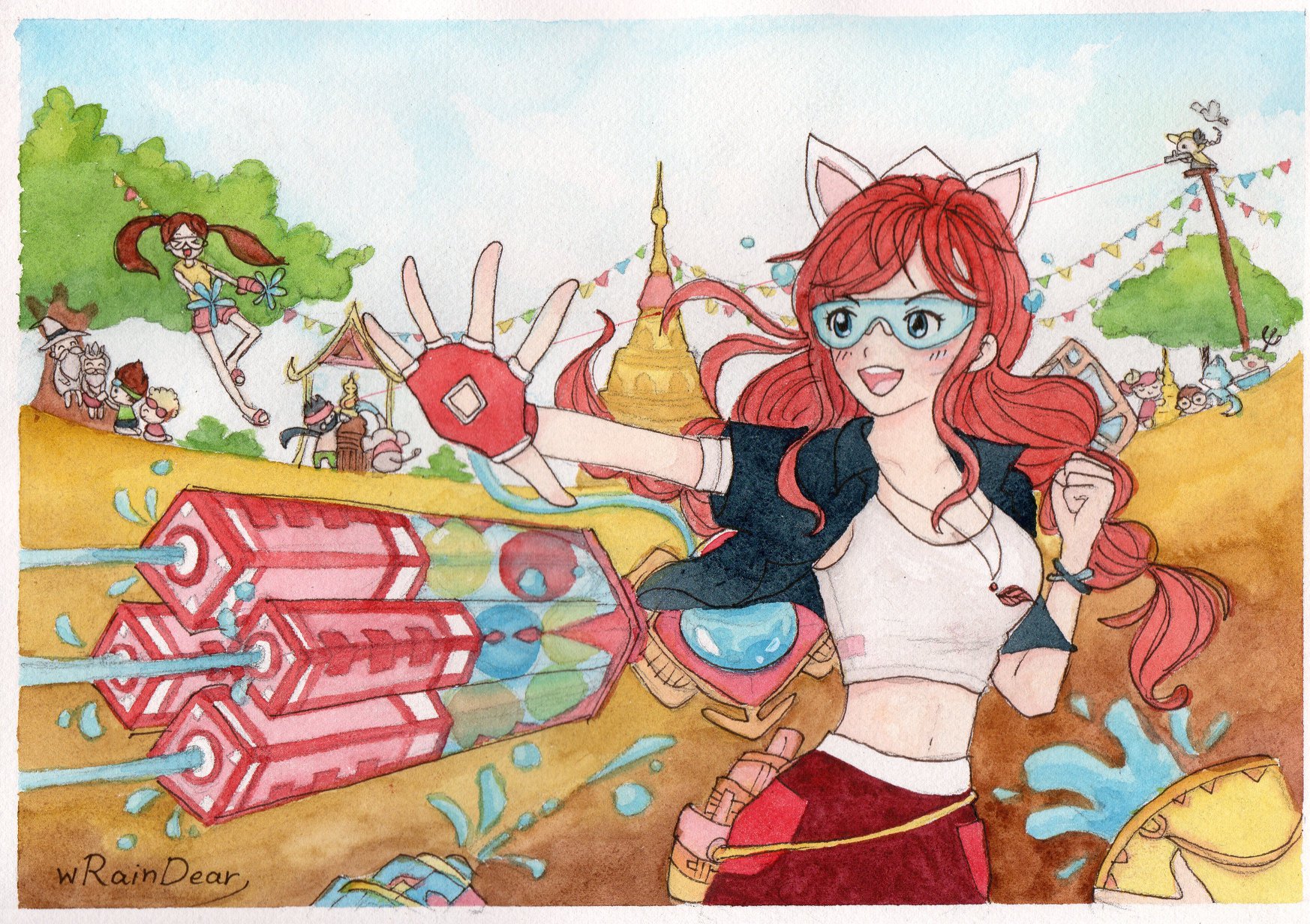 Garena RoV Thailand - ประเภทวาดมือ ชื่อผลงาน : Capheny The Splash ...