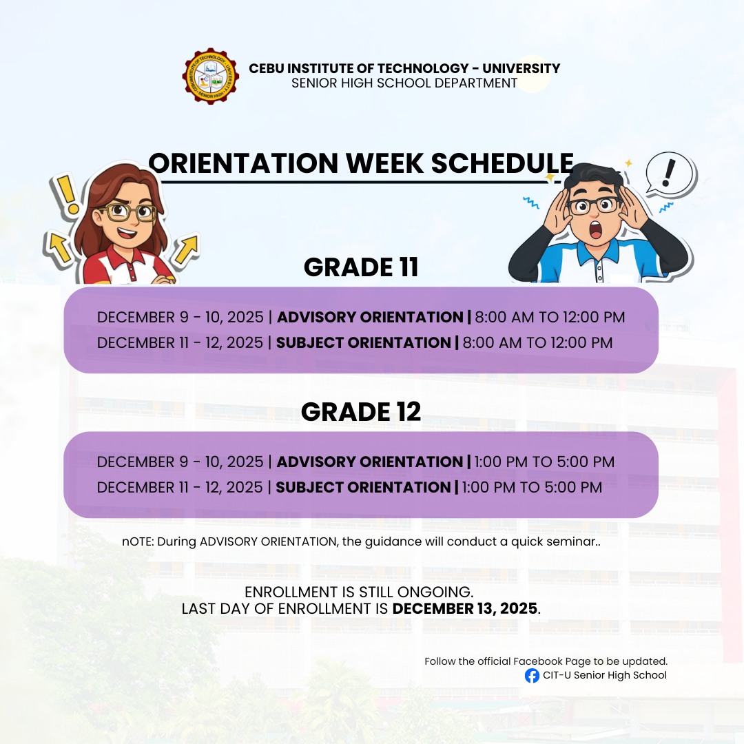 CIT-U Senior High School | Cebu City