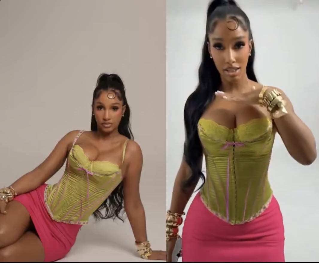 bernice burgos green dress IG model goes viral for her looks on her 46th Birthday 🎉 RUFFLE