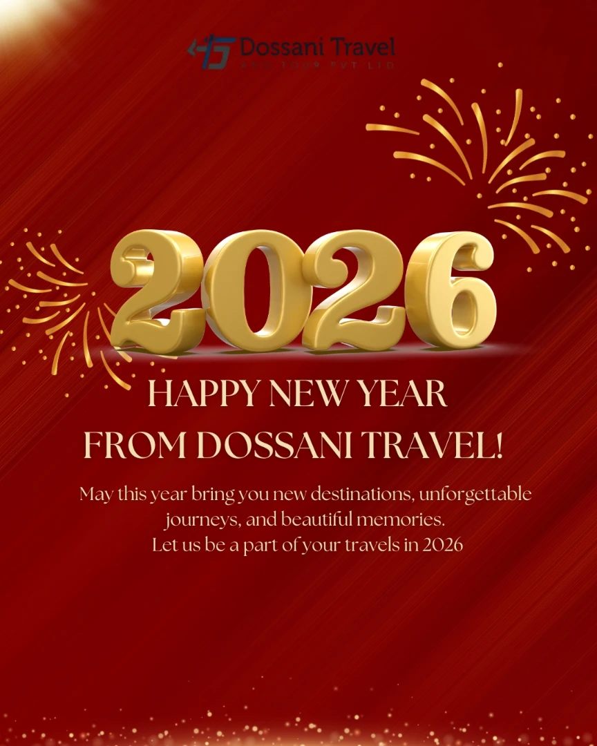 Dossani - “New Year, New Adventures 🌍 ️ Let’s make 2026 full of ...