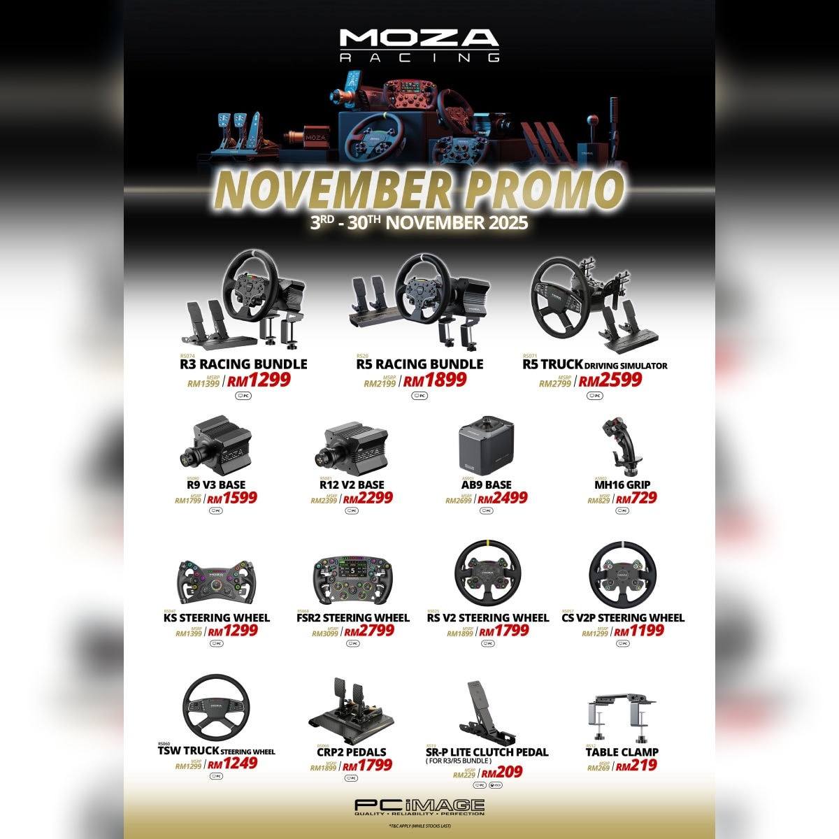 PC - 🏎️ MOZA RACING NOVEMBER DEALS! 🏁 Get ready to shift your racing ...