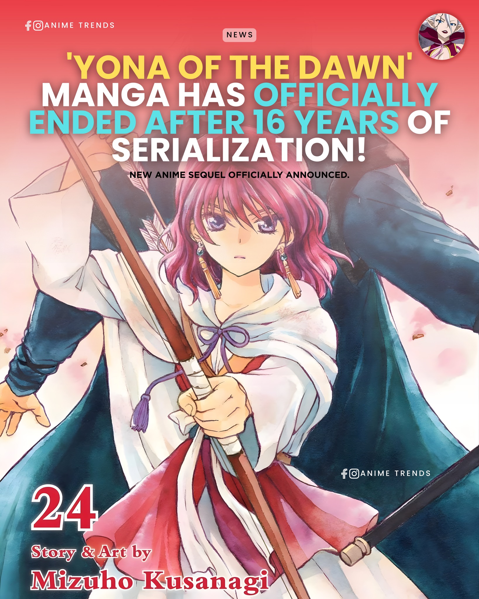 Anime - 'YONA OF THE DAWN' Manga has Officially Ended After 16 Years of ...