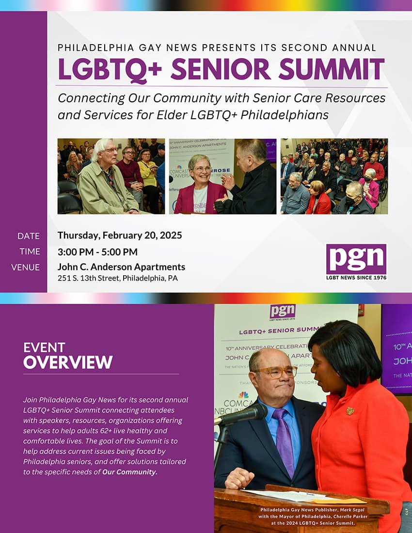 Philadelphia Gay News - 🚨 LAST CALL! 🚨 Don’t miss the 2025 LGBTQ+ ...