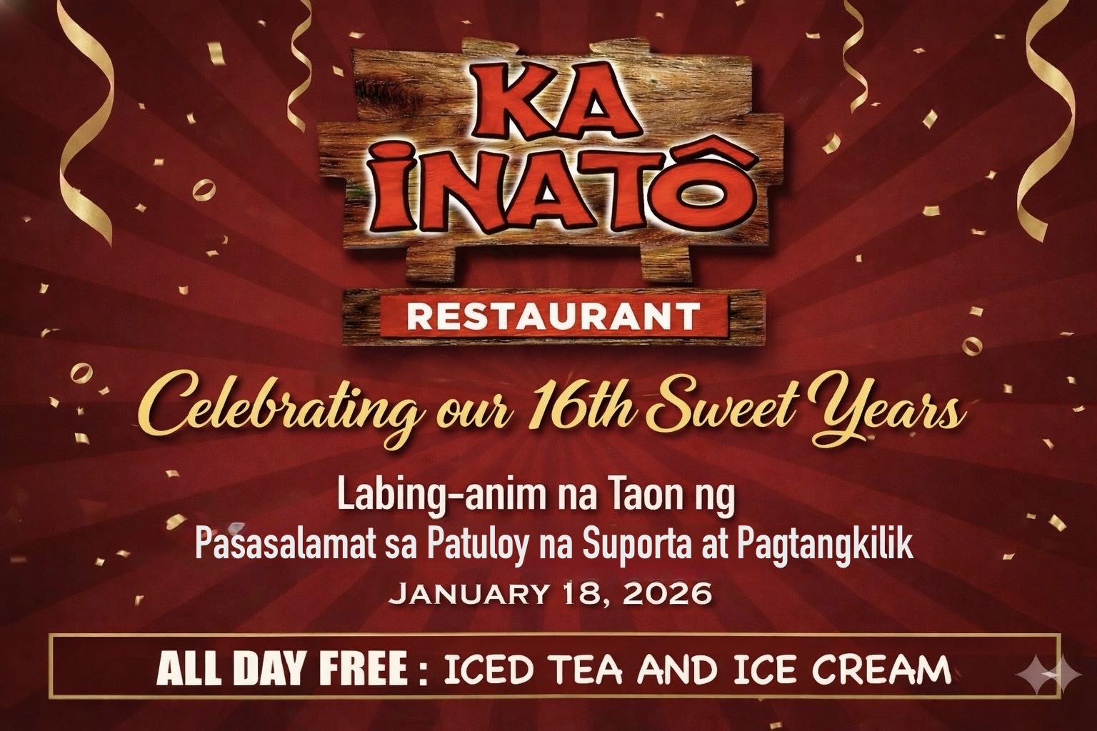 Ka Inato Restaurant | Puerto Princesa