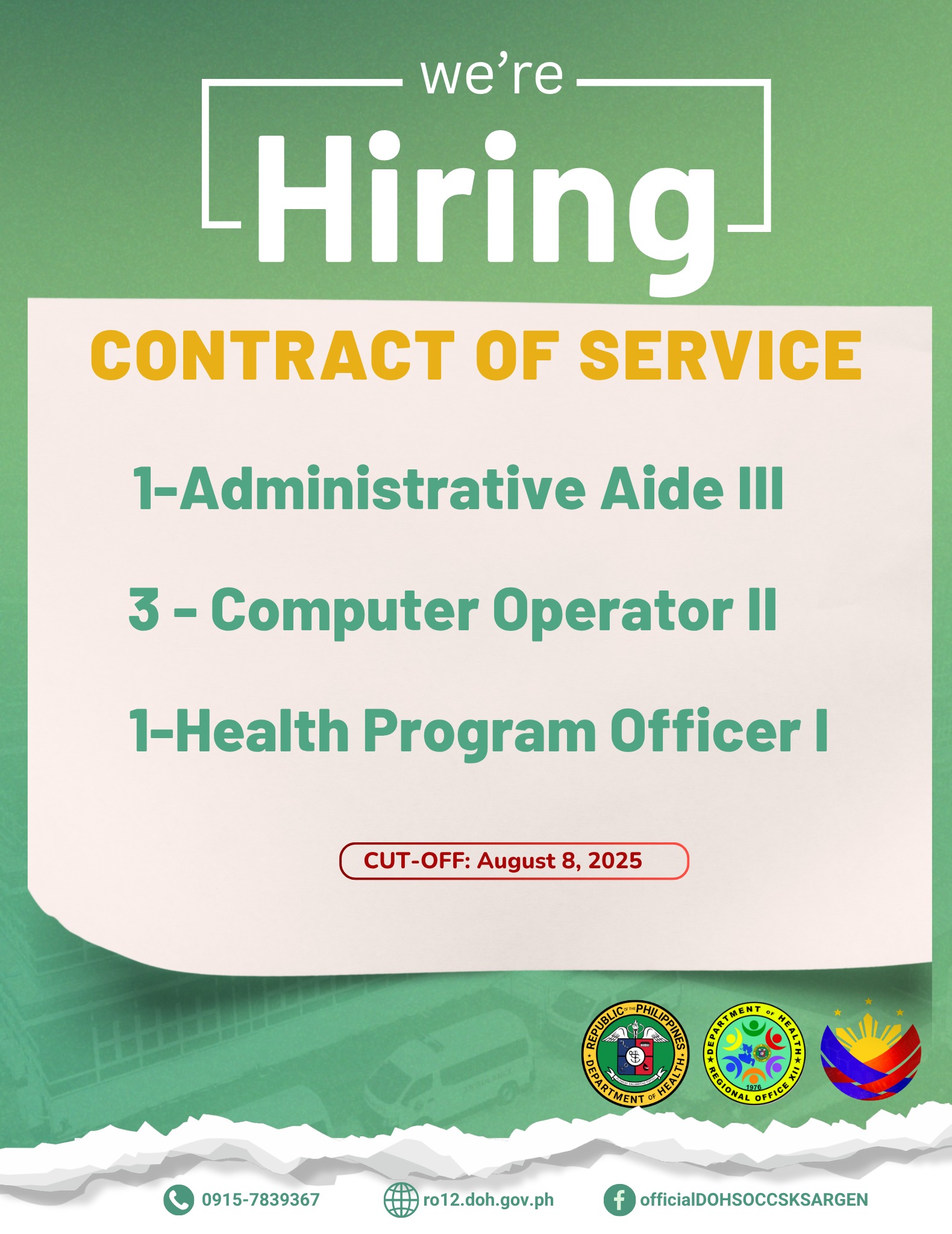 D... - DOH - Center for Health Development Soccsksargen Region