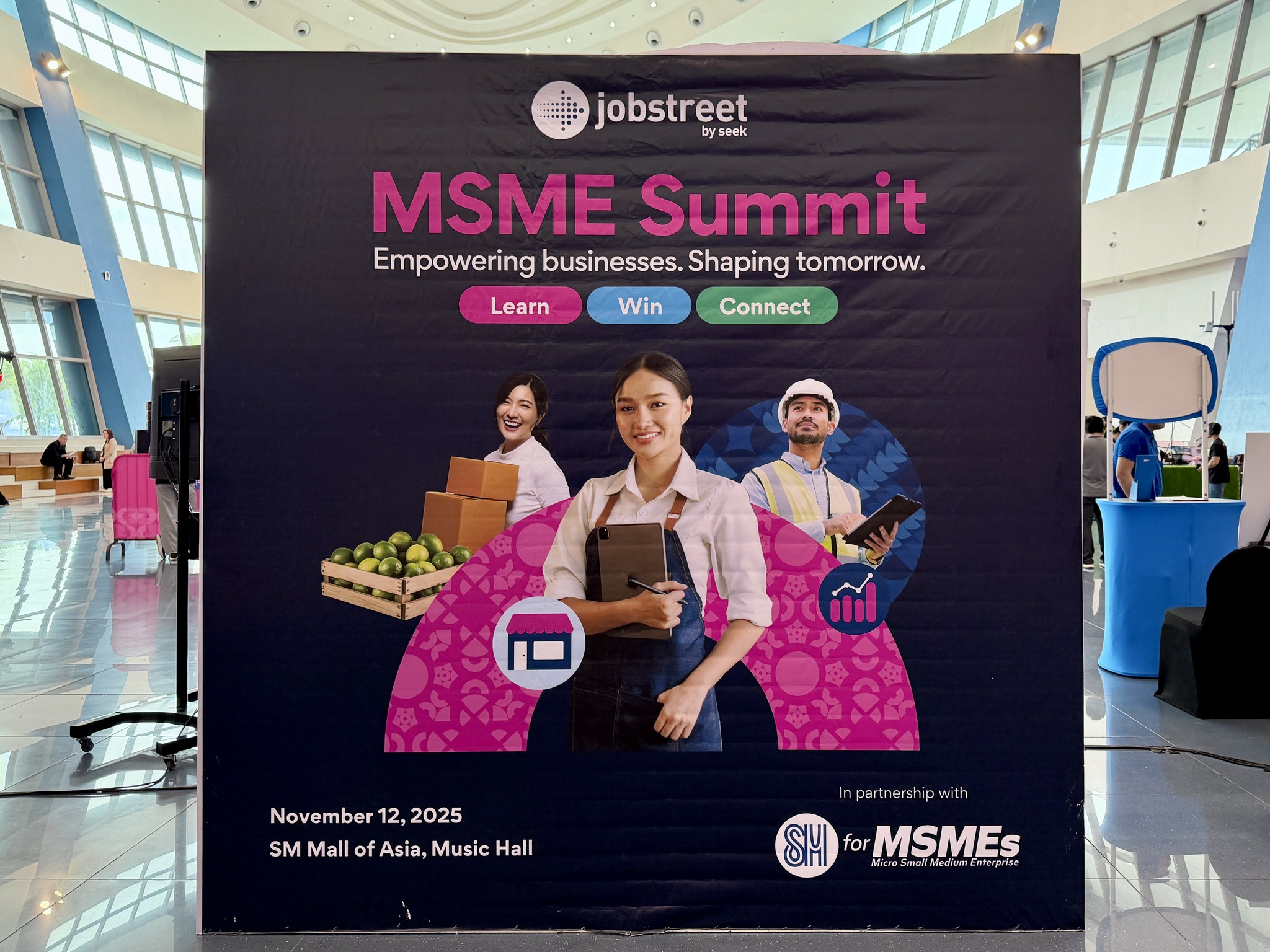 INQUIRER.net - The Jobstreet MSME Summit at SM Mall of Asia ...