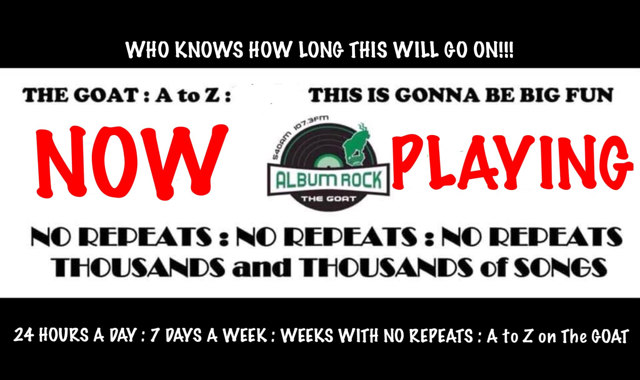 Album - THE COUNTDOWN IS OVER. THE DAY HAS ARRIVED. “THE GOAT A TO Z ...