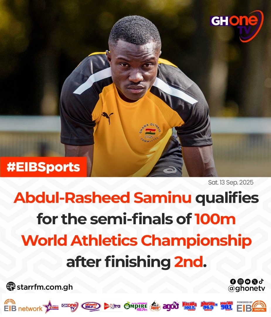 GHOne TV - Abdul-Rasheed Saminu qualifies for the... | Facebook