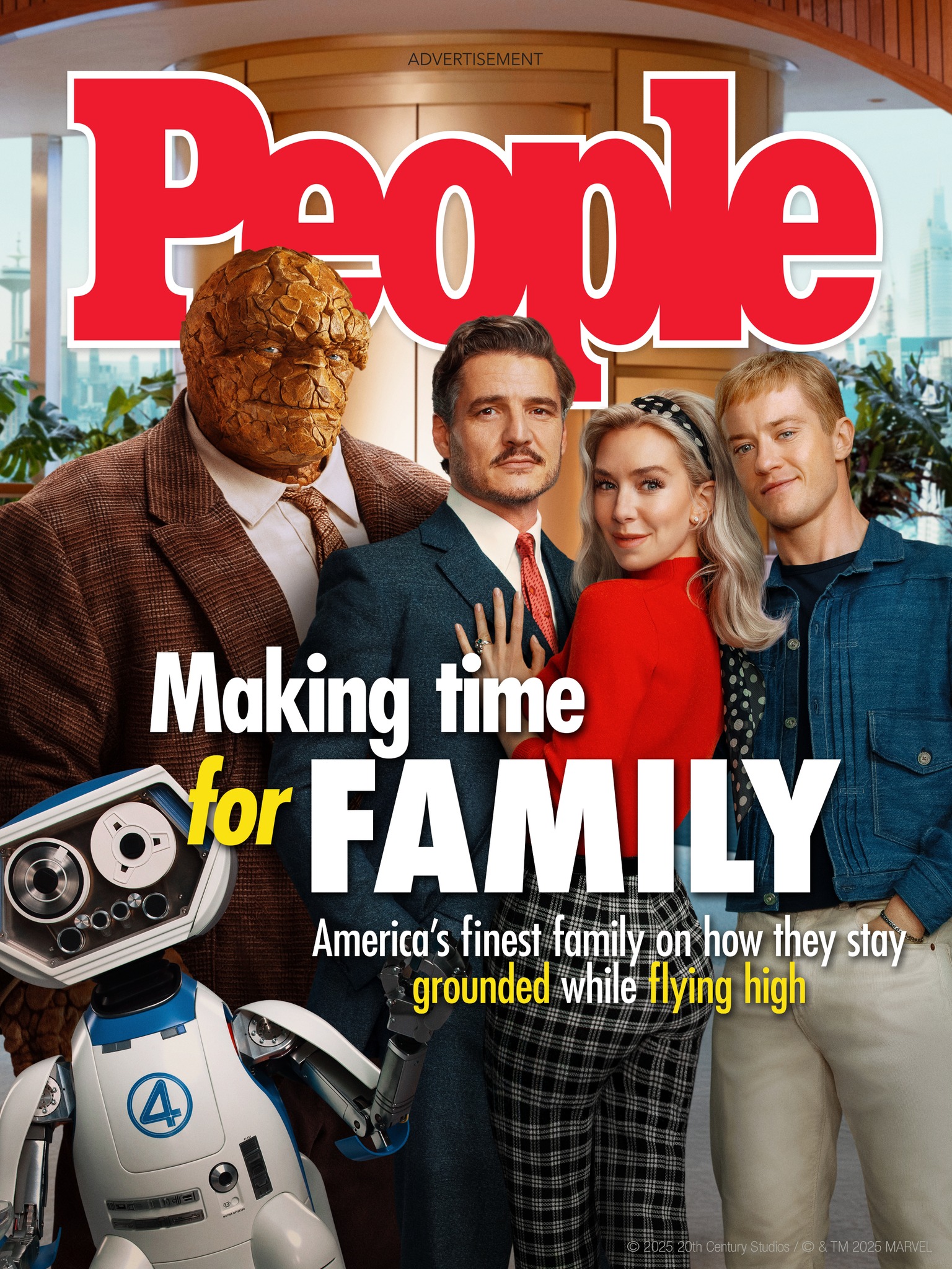 Fantastic Four on People magazine cover