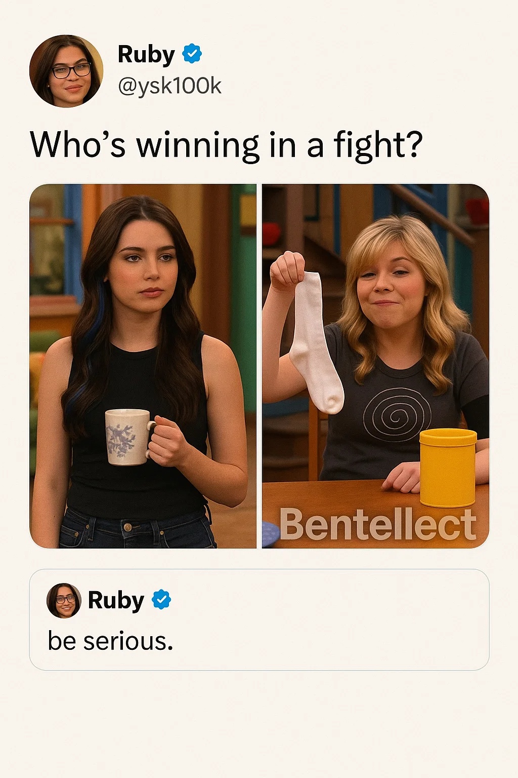 Bentellect - that sock got lore 😭😭😭 | Facebook