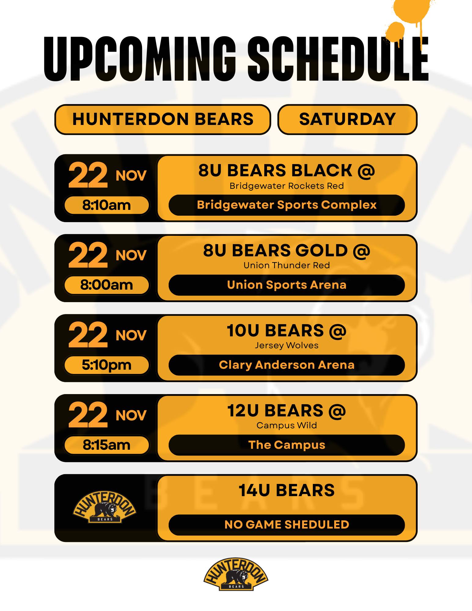 Hunterdon Bears - 🐻🔥 YOUR BEARS ARE BACK ON THE ICE! 🔥🐻... | Facebook