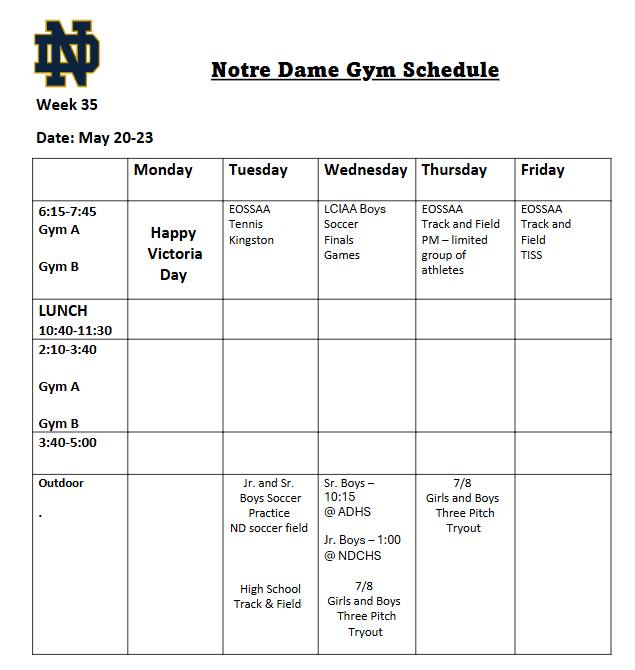 Notre Dame Catholic High School | Carleton Place ON