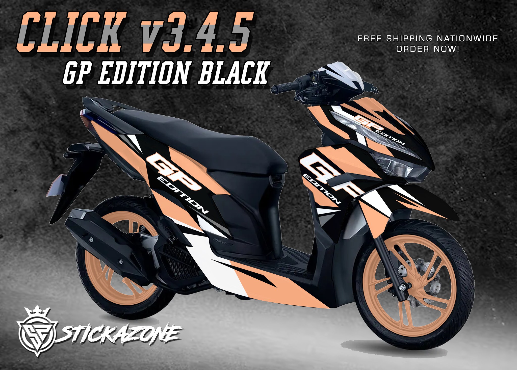 CLICK GP EDITION BLACK... - Stickazone Decal King Philippines | Facebook