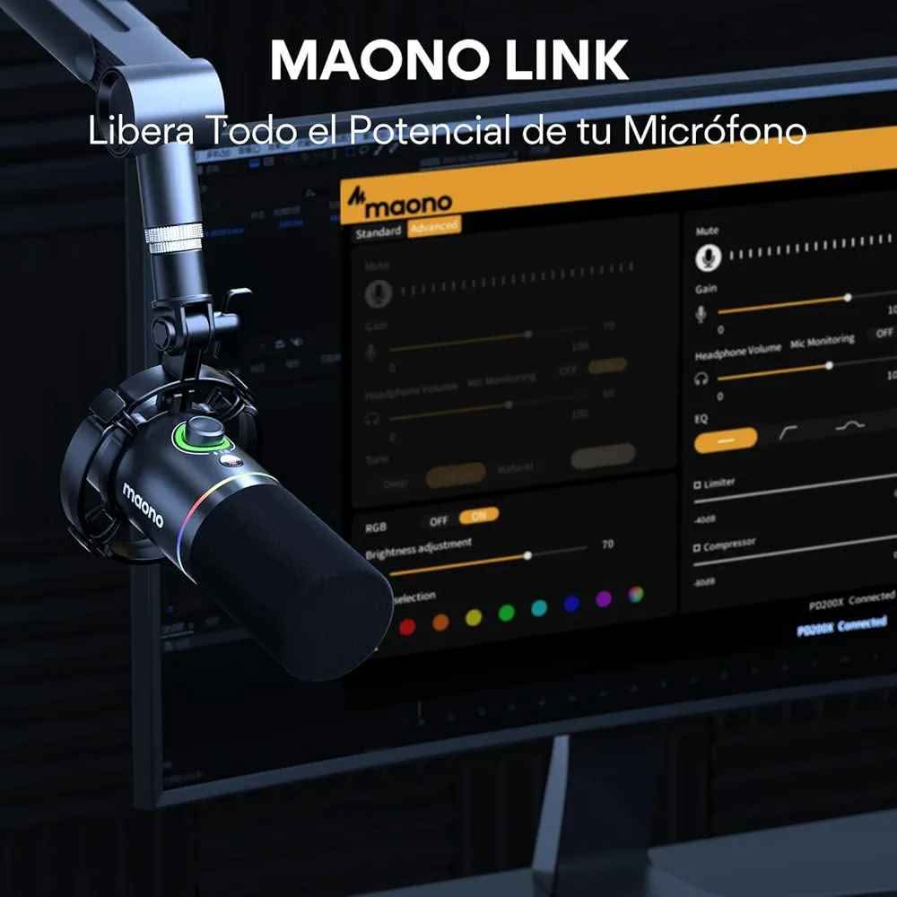Haomuren Micrófono Portátil Mini Plug And Play, Micrófono Lavalier Con Protector De Viento Para