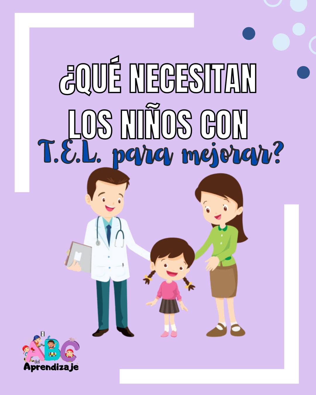 ☝🏻El TEL es un trastorno del... - El ABC del aprendizaje | Facebook