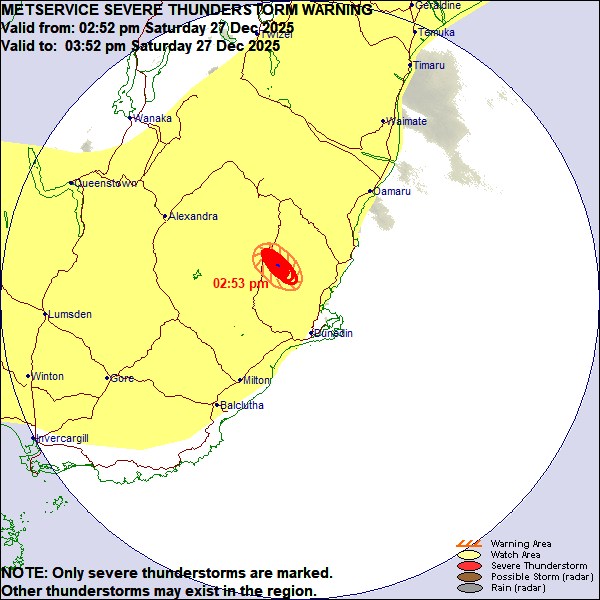 🟥⚡Severe Thunderstorm Warnings... - MetService New Zealand | Facebook