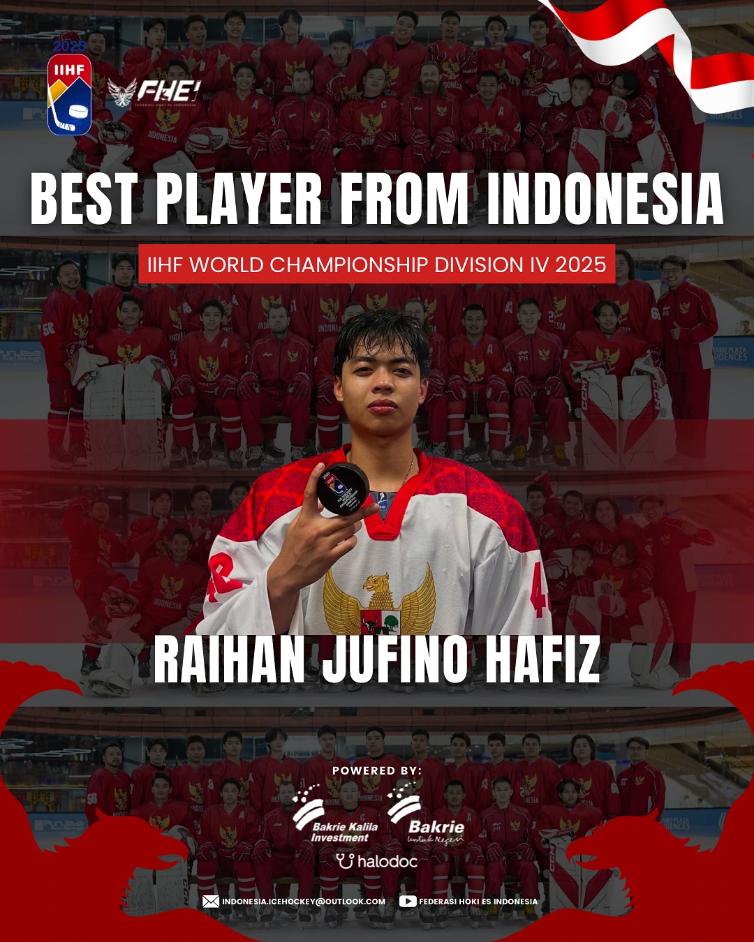 - Pemain Terbaik dari... - FHEI - Federasi Hoki Es Indonesia | Facebook
