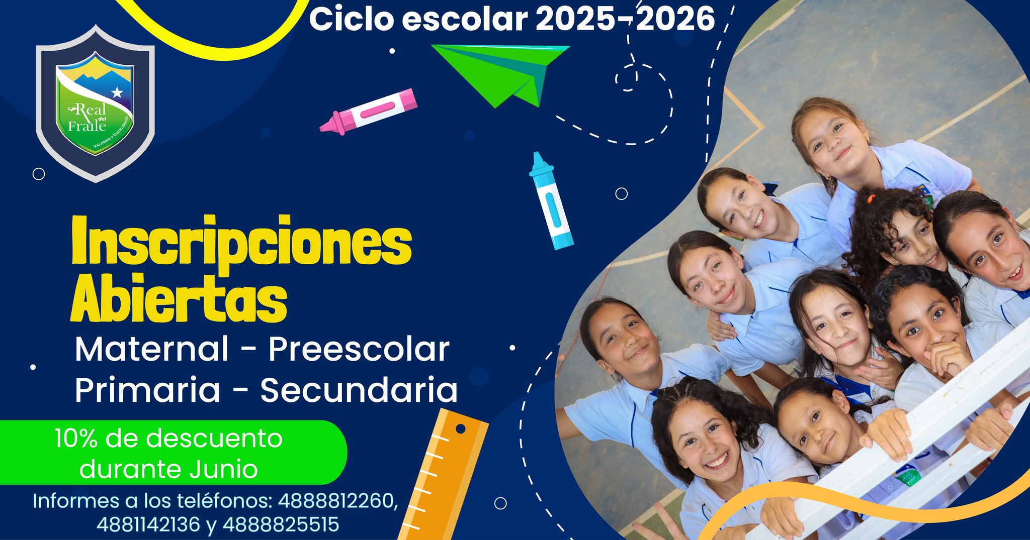 Colegio - 🎓📚 ¡Inscripciones Abiertas para el ciclo escolar 2025–2026 ...