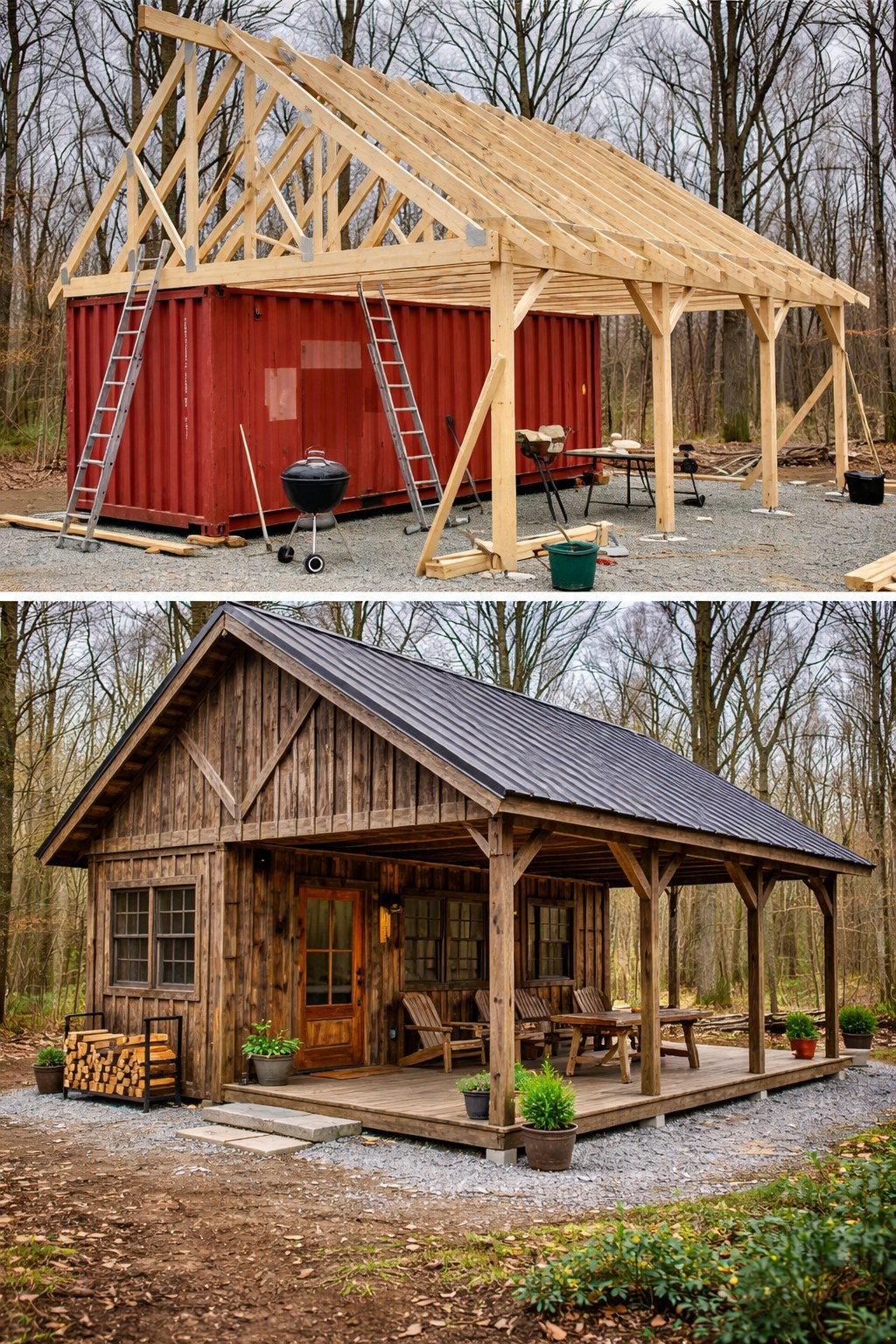 Tiny - This project showcases a refined before-and-after transformation ...