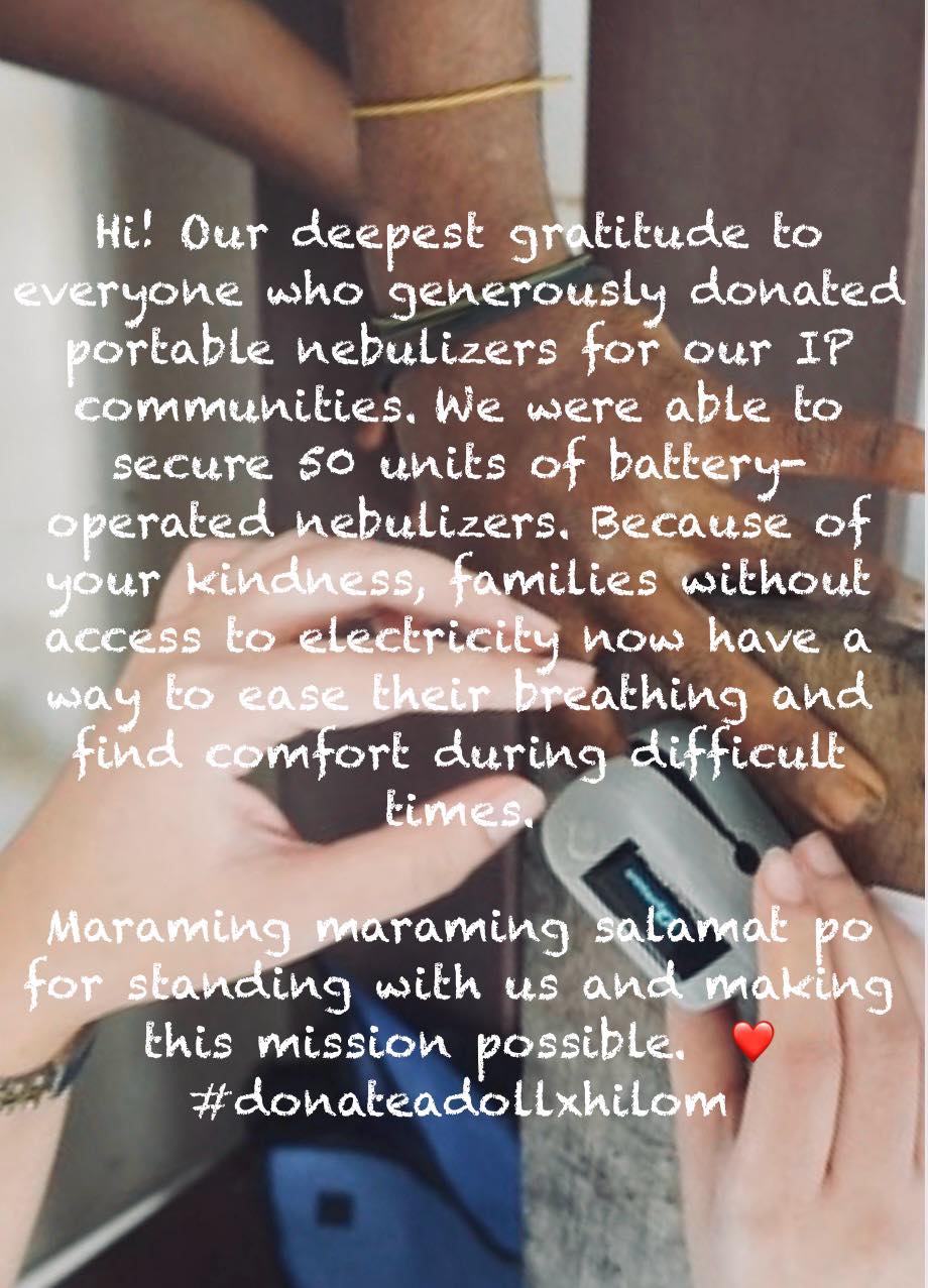 Donate-A-Doll - 50 units of handheld battery-operated nebulizers ...
