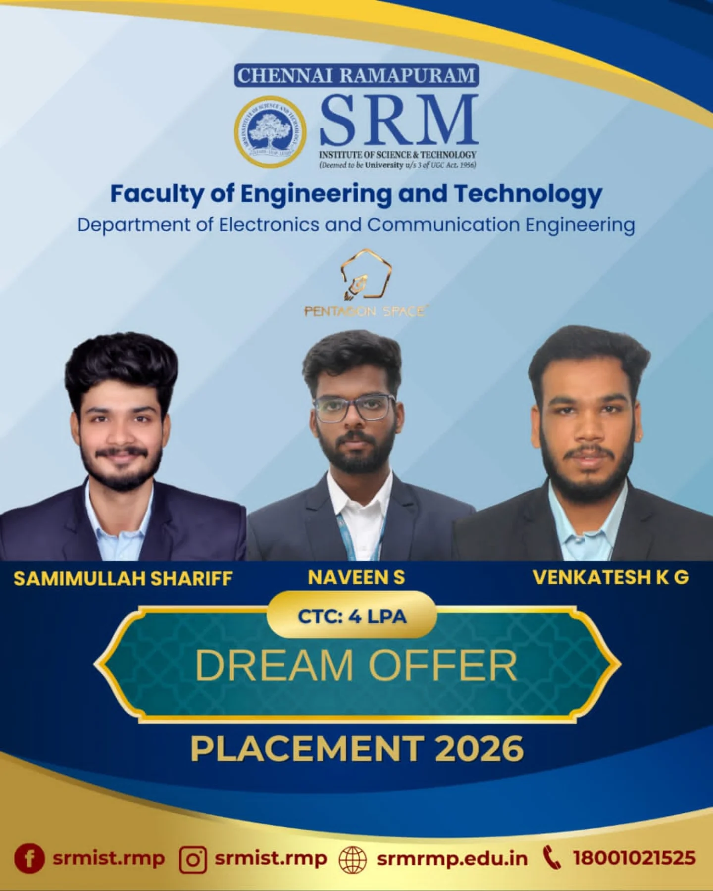 SRM - 🌟 Celebrating Excellence at SRMIST Ramapuram! 🌟 Heartiest ...
