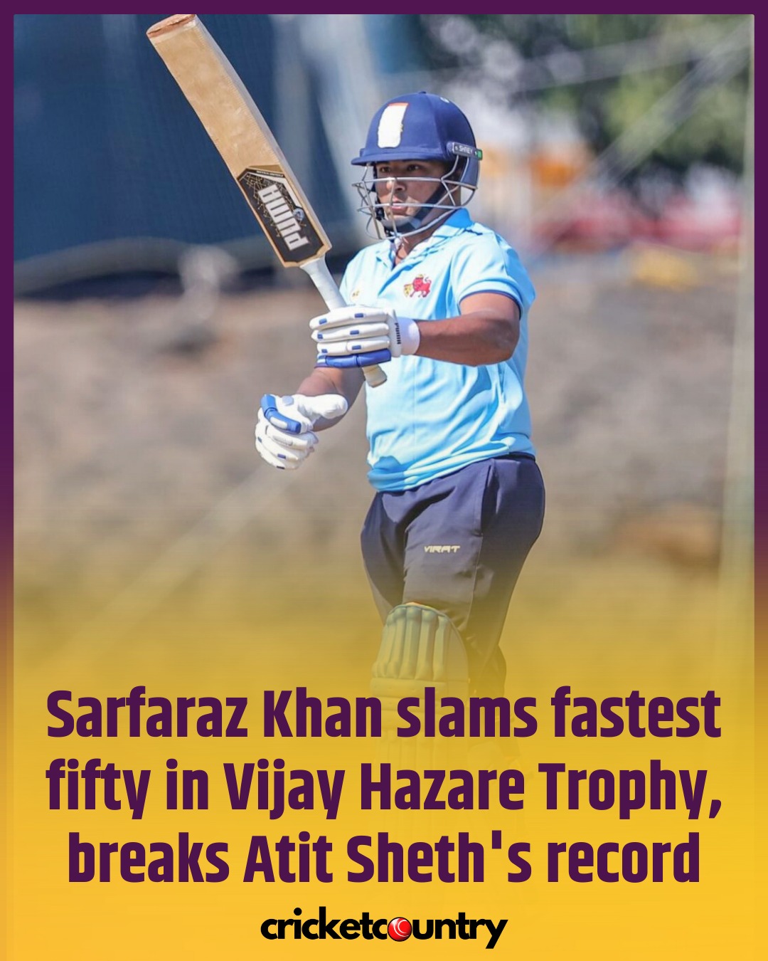 CricketCountry.com - India and Mumbai batter etched his name in the ...
