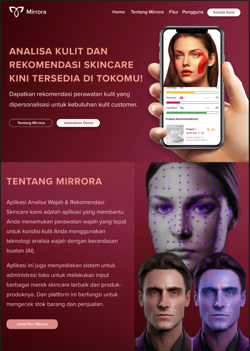 Mirrora Skin Check App | Surabaya