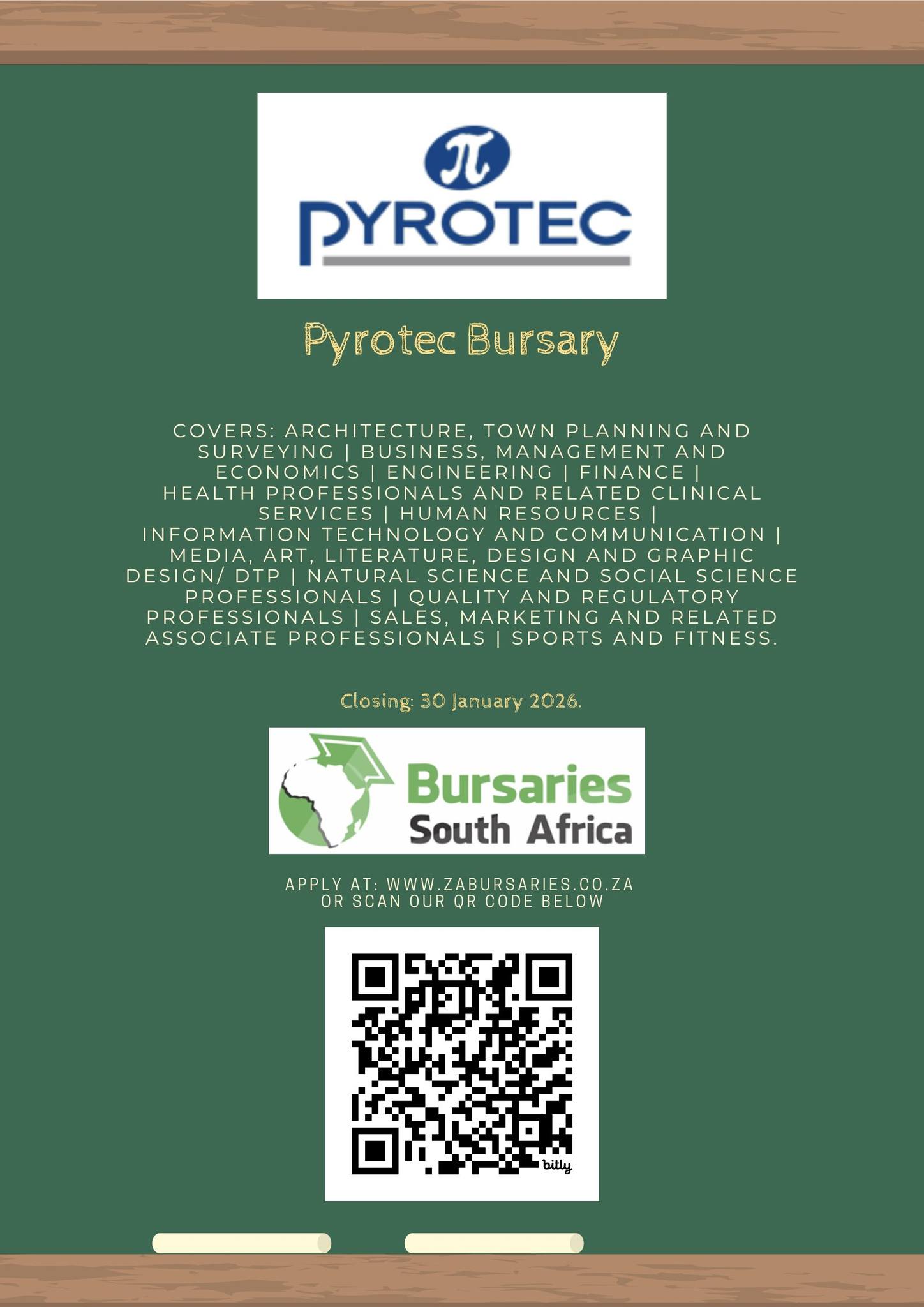 SA Bursaries - APPLY HERE for the Pyrotec Bursary >>... | Facebook