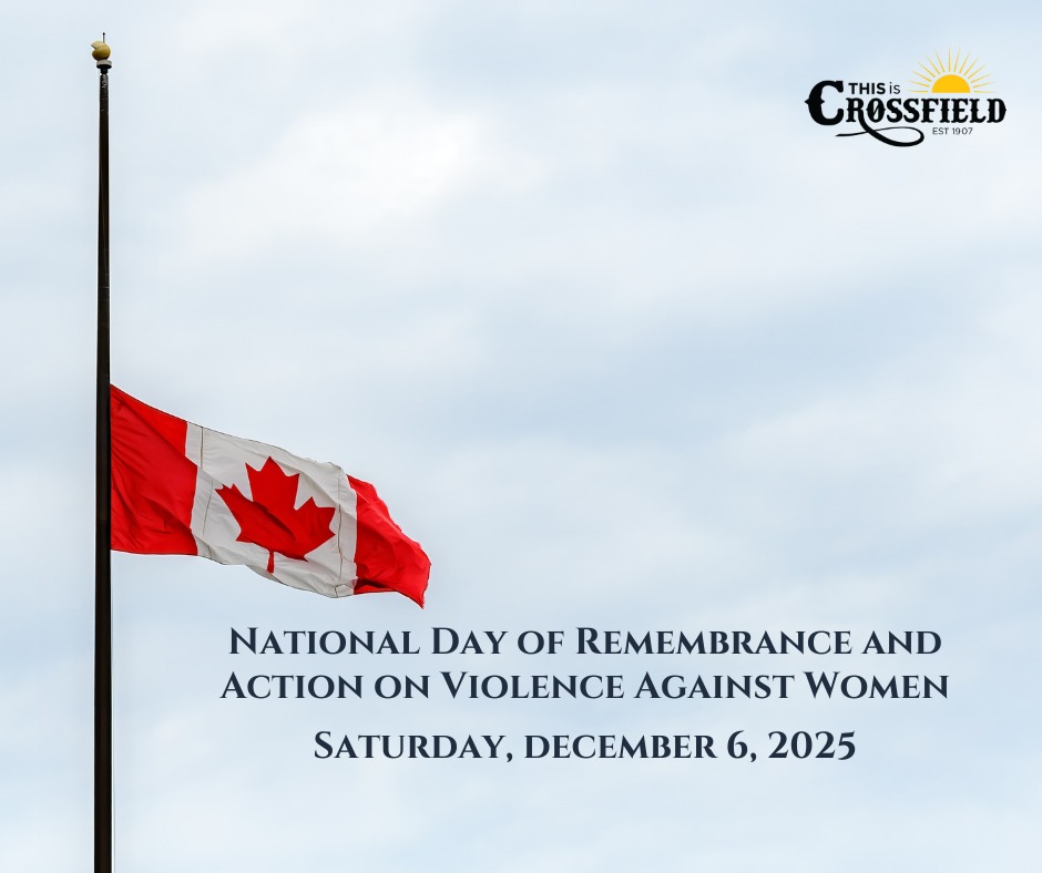FLAG NOTICE – December 6, 2025... - Town of Crossfield | Facebook