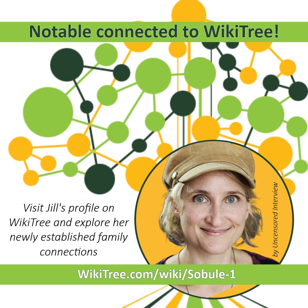 WikiTree - Jill Sobule has joined WikiTree's expansive family tree! Now ...