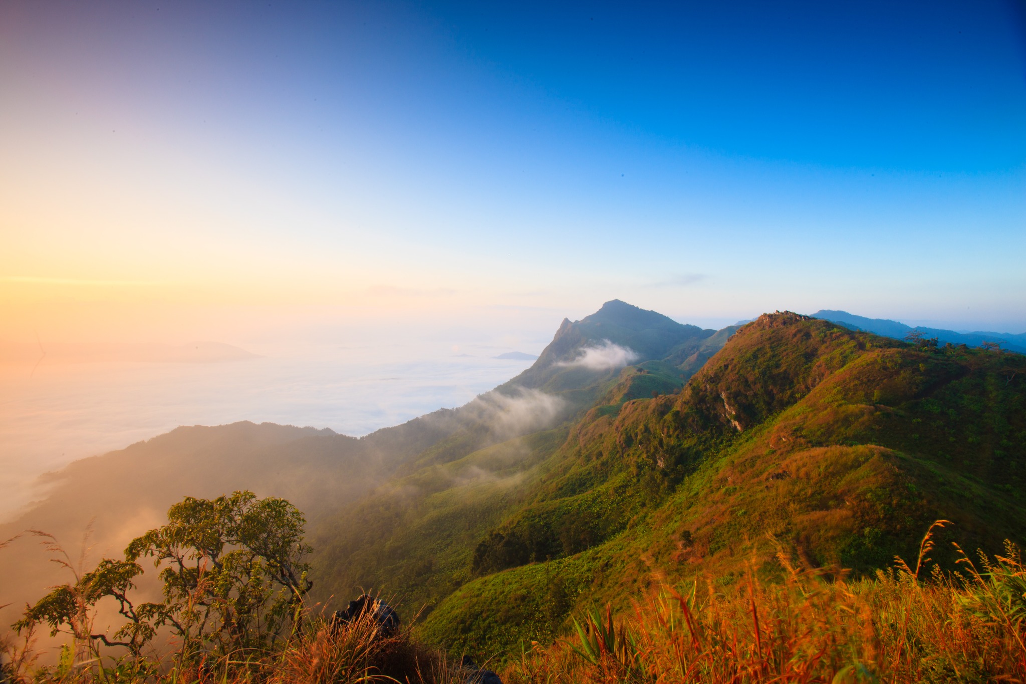 Tourism - Doi Pha Tang — Just as stunning as Phu Chi Fa, with a ridge ...