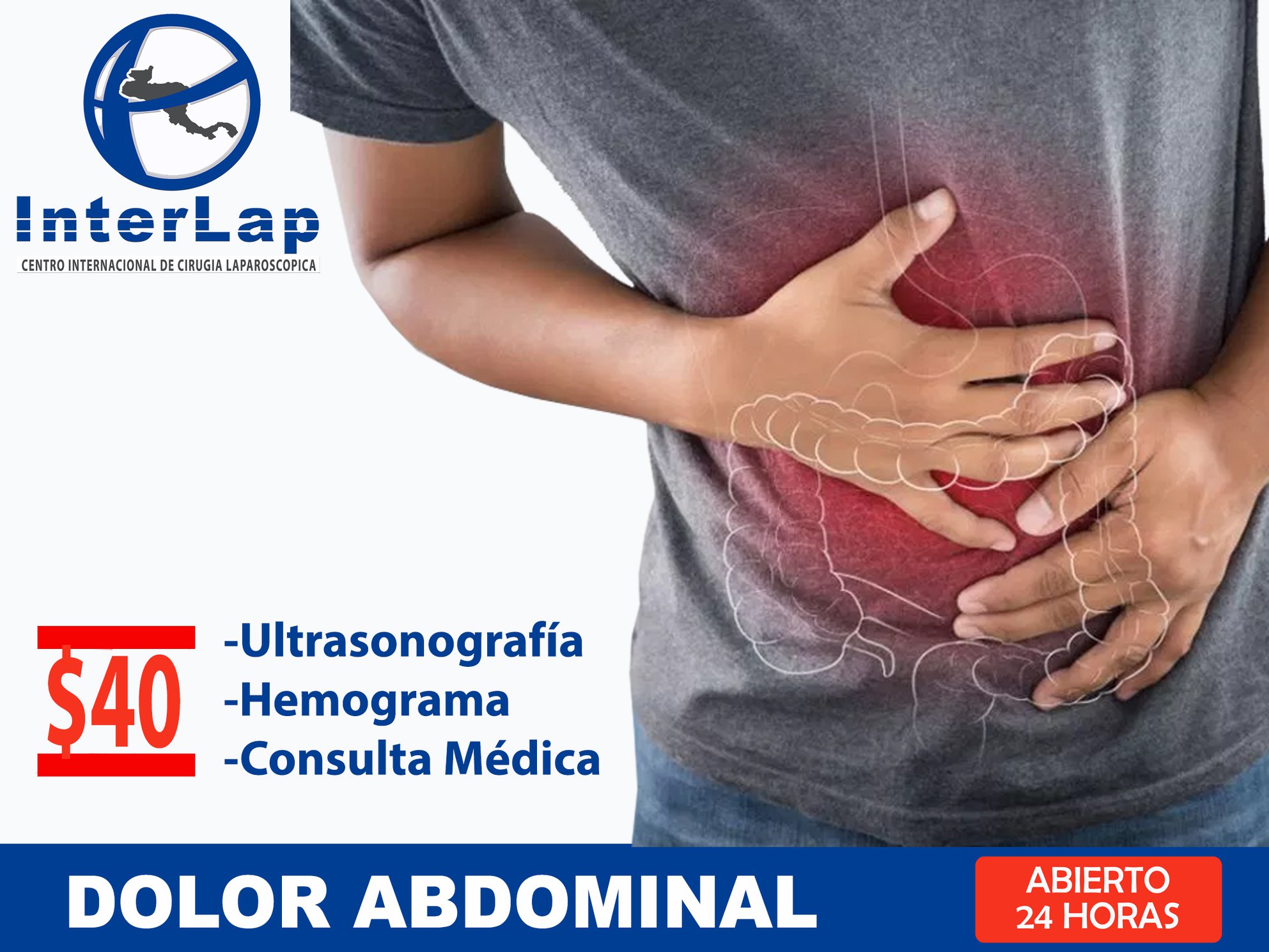 ¿DOLOR ABDOMINAL?... - Interlap - Centro Médico Internacional | Facebook