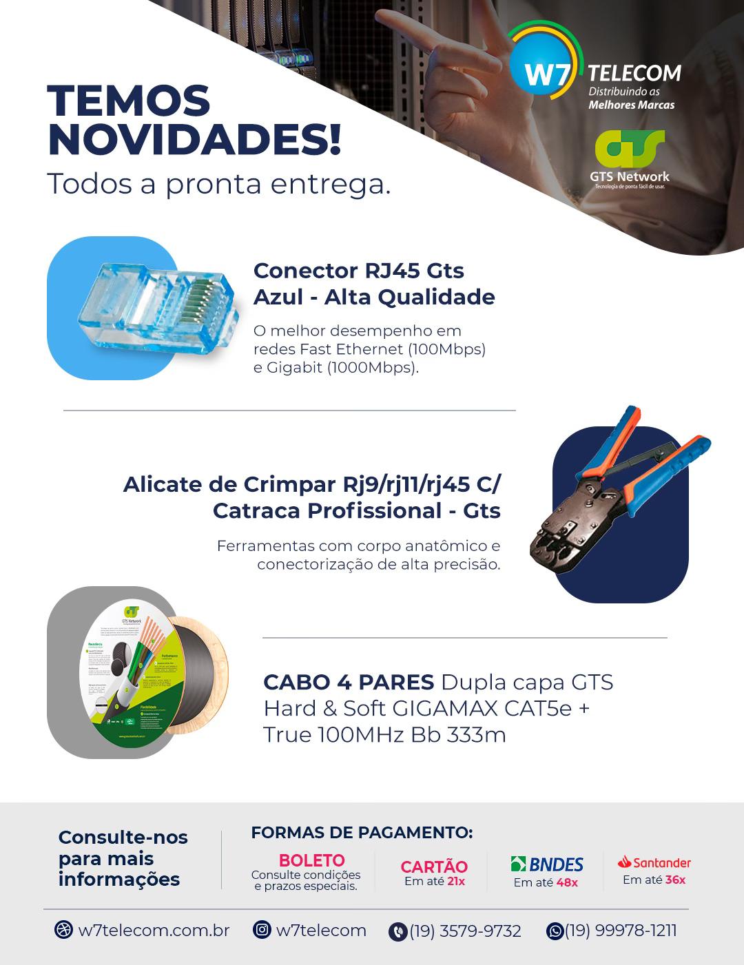 W7 Telecom - Aproveite as novidades da W7 Telecom!...