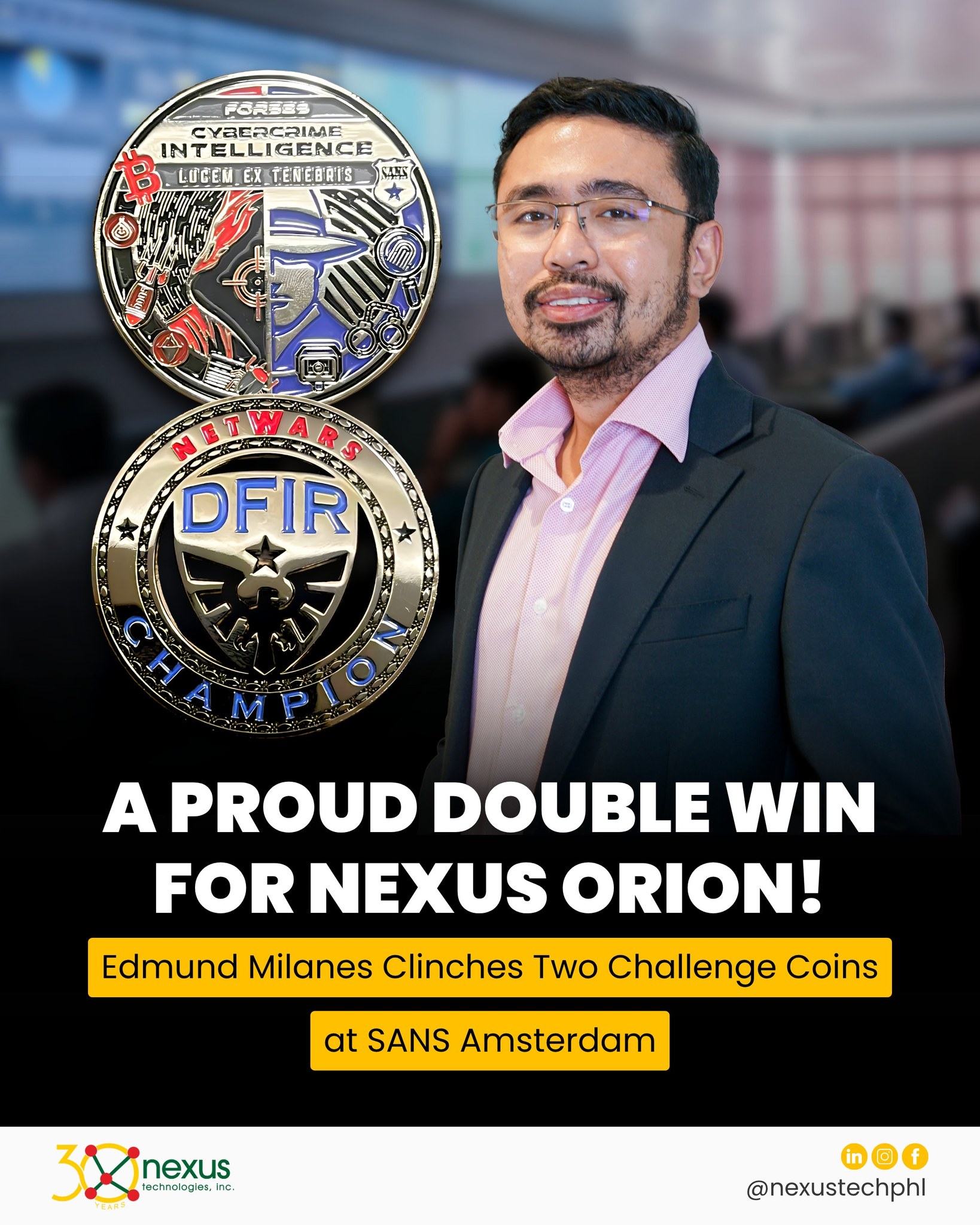 Nexus - Congratulations to Edmund Ray Milanes, Head of Orion Managed ...