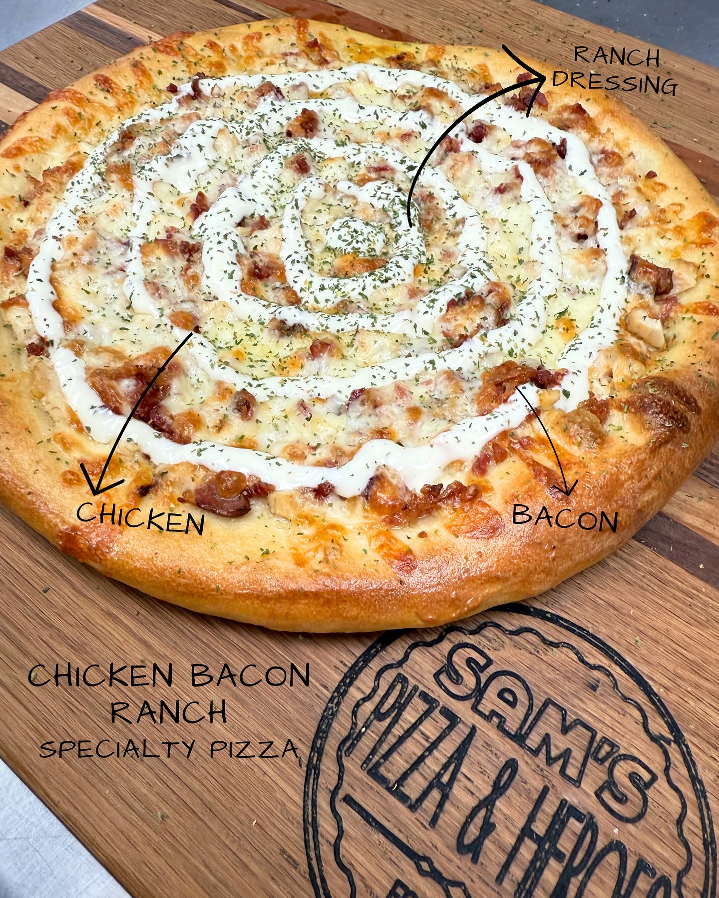 Sam's - Chicken. Bacon. Ranch. 🔥 That’s the flavor combo you didn’t ...