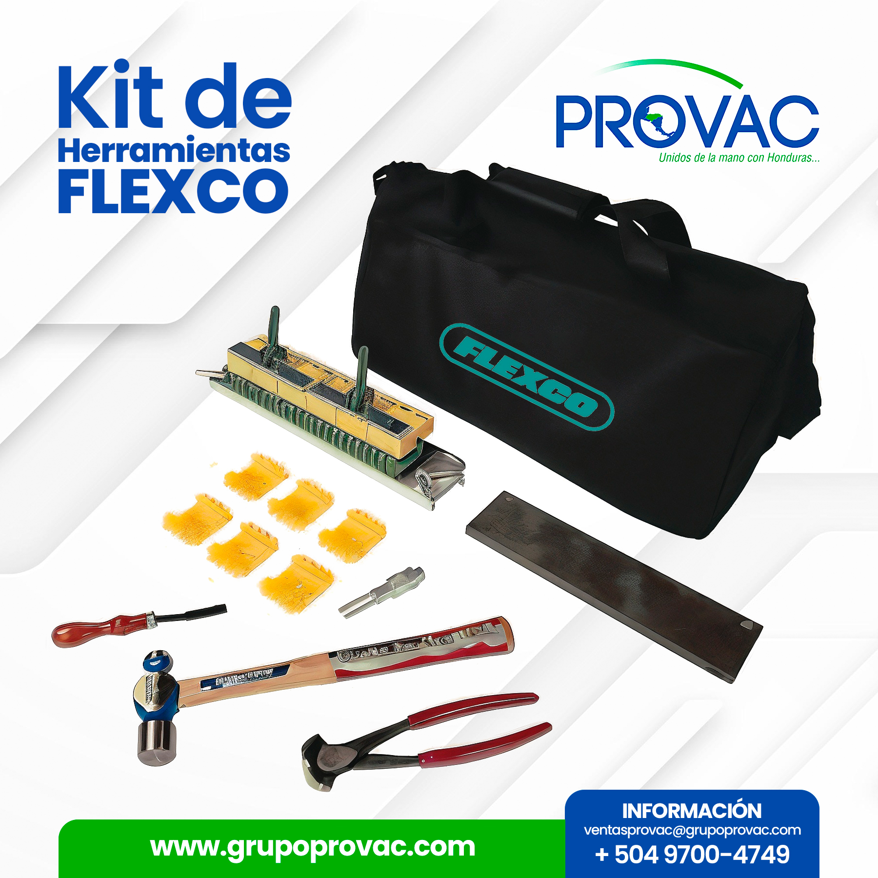 Grupo - Kit de herramientas para colocación de grapas en bandas de ...
