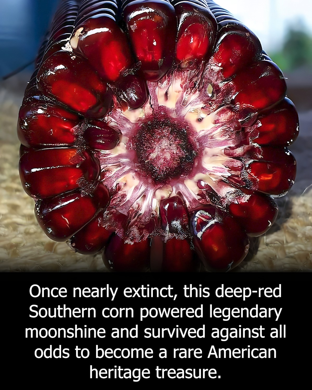 Too - Jimmy Red corn is a striking heirloom variety known for its ruby ...