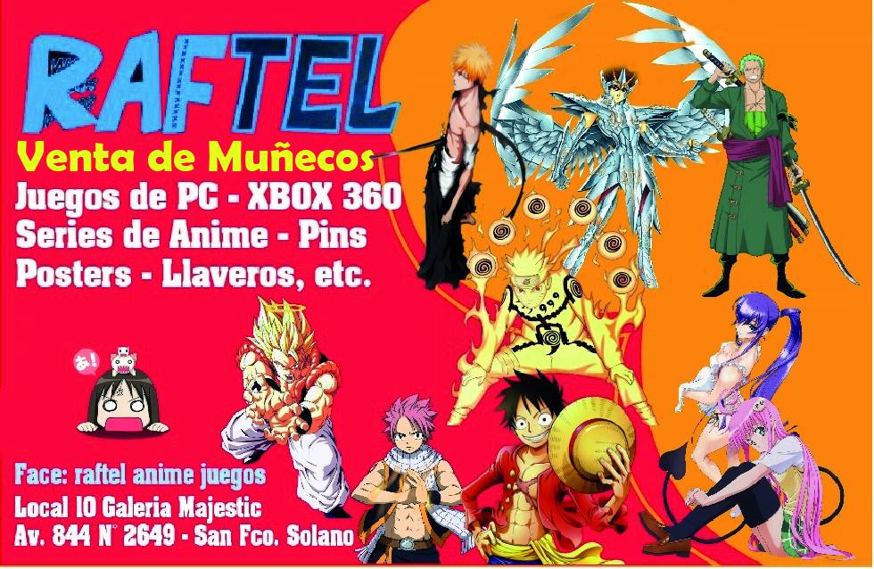 Raftel Anime Juegos | Quilmes