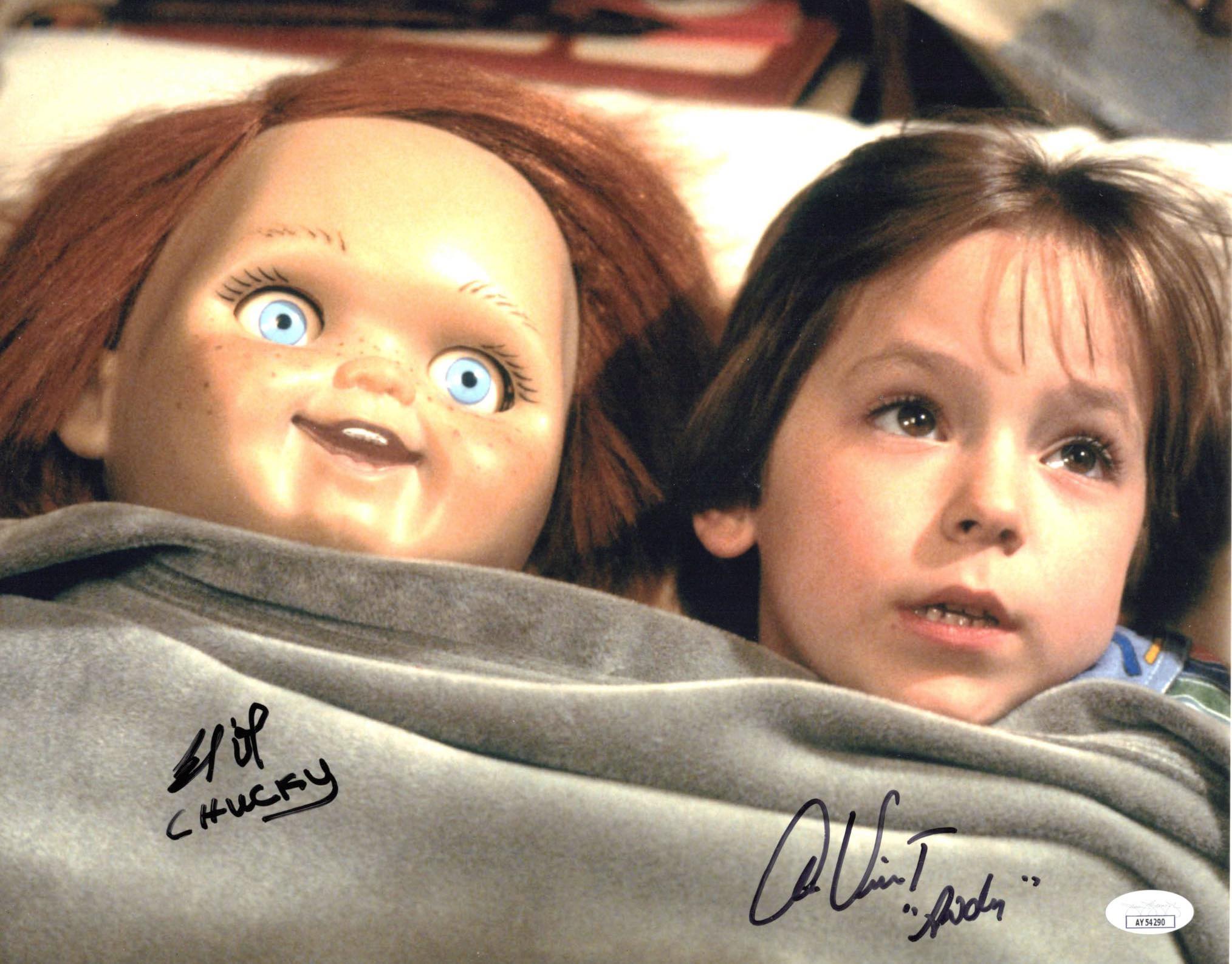 アキページ CSR - Brad Dourif & Alex Vincent signed 11