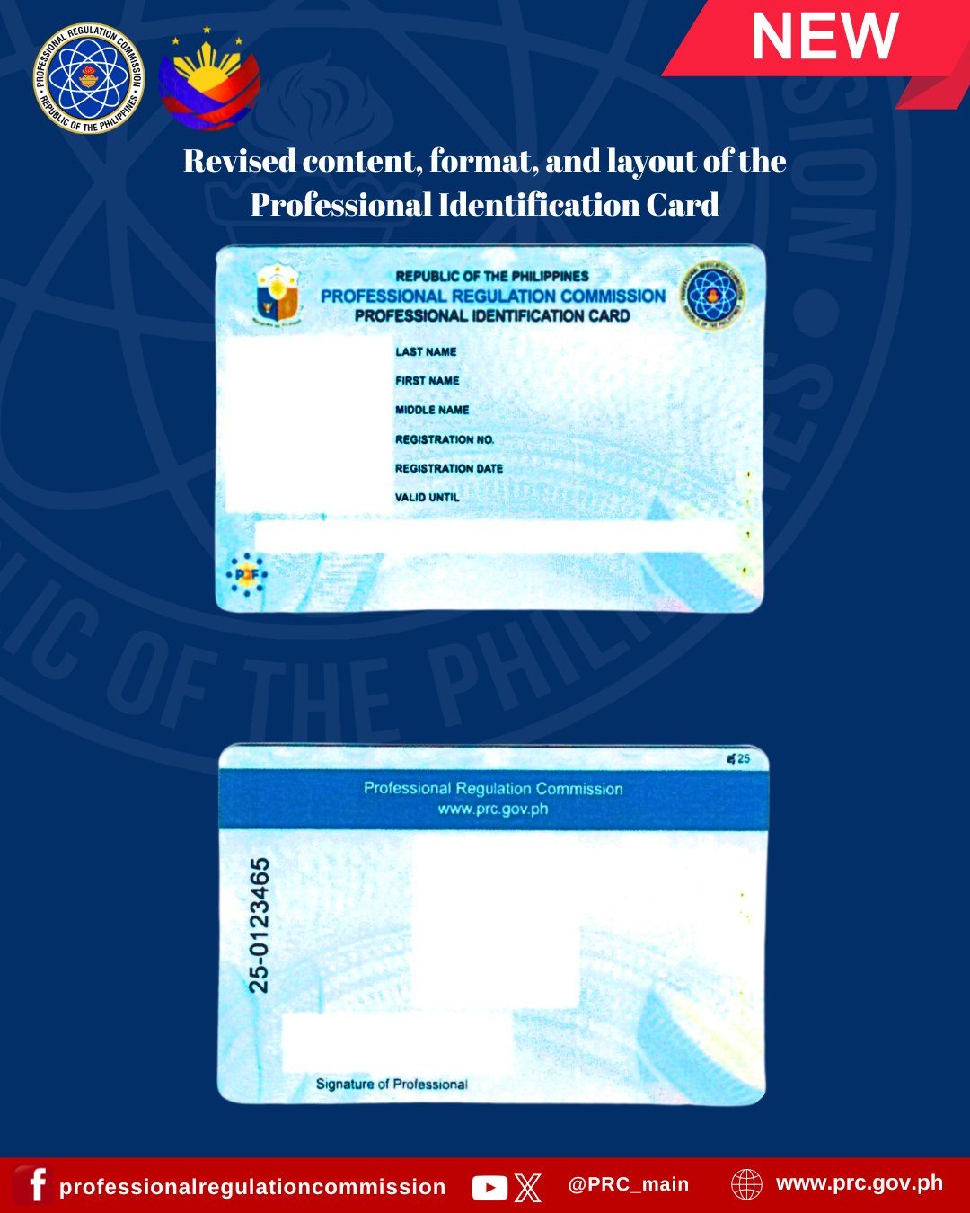 IBC TV 13 - NEW LOOK OF PRC ID 💳 Isinapubliklo na ng... | Facebook