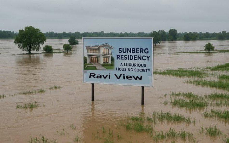 The Ravi River is reclaiming the land... - Pendu Production | Facebook