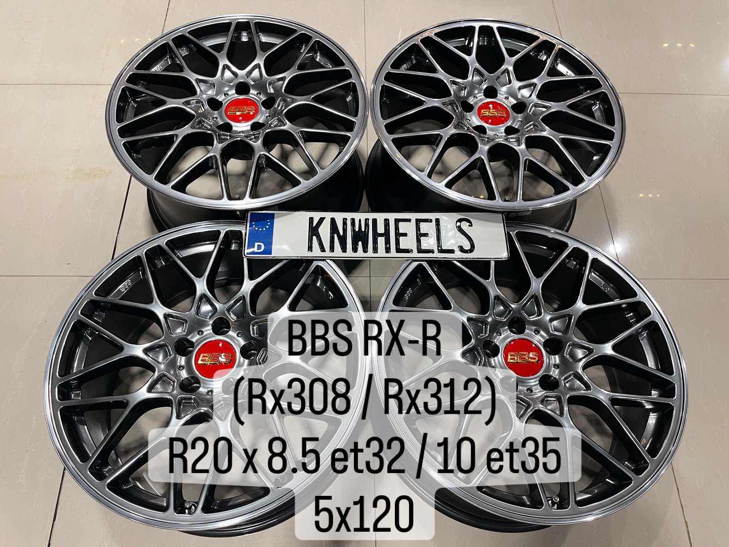 ✓AVAILABLE✓ 20 INCH 5X120 BBS RX-R (Rx308 / Rx312) Ring : 20 