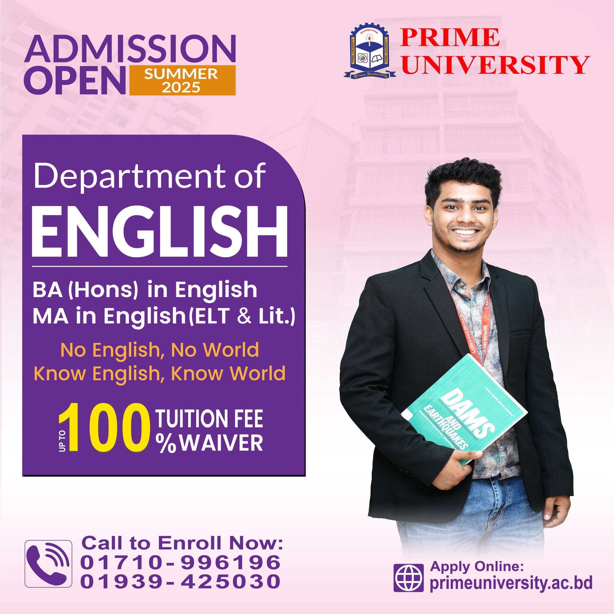 Department of English, Prime University
