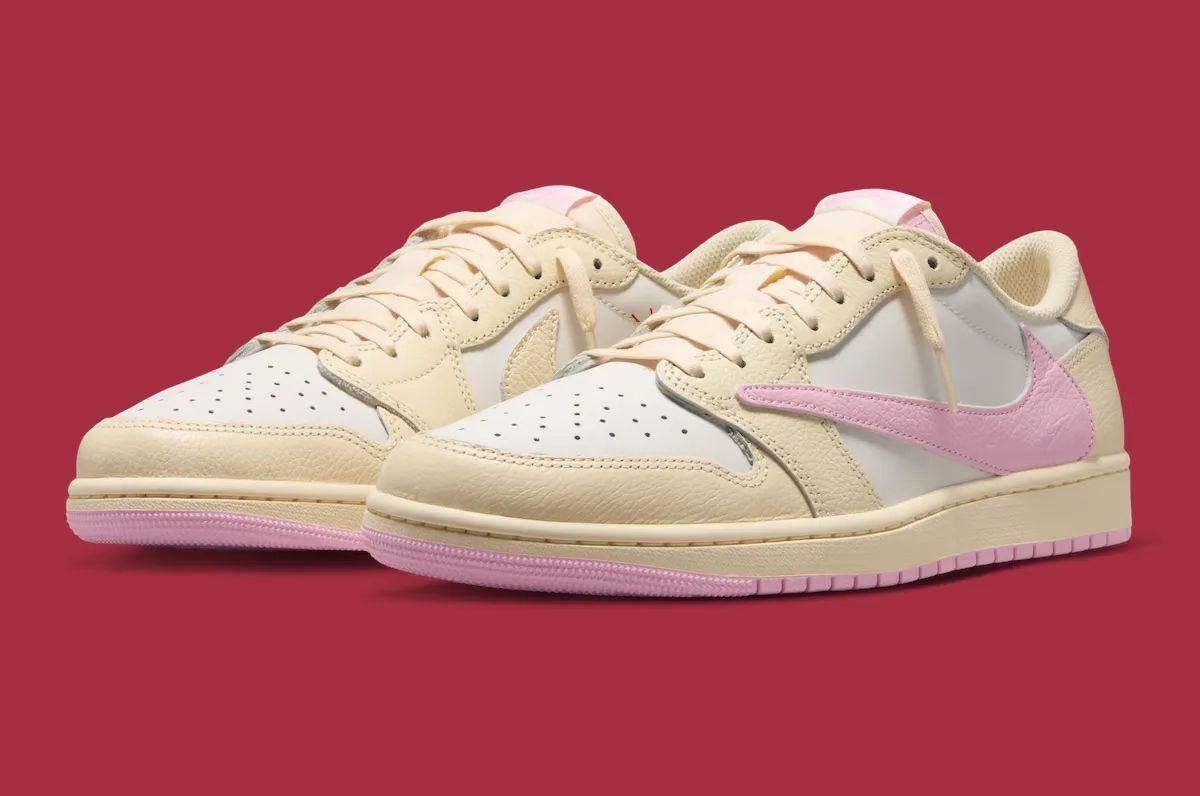OFFICIAL PHOTOS: Travis Scott x Air Jordan 1 Low OG “Muslin/Shy