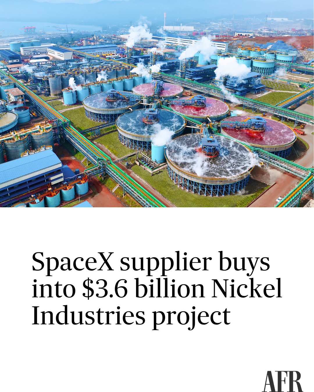 ASX-listed nickel miner and processor... - Financial Review | Facebook