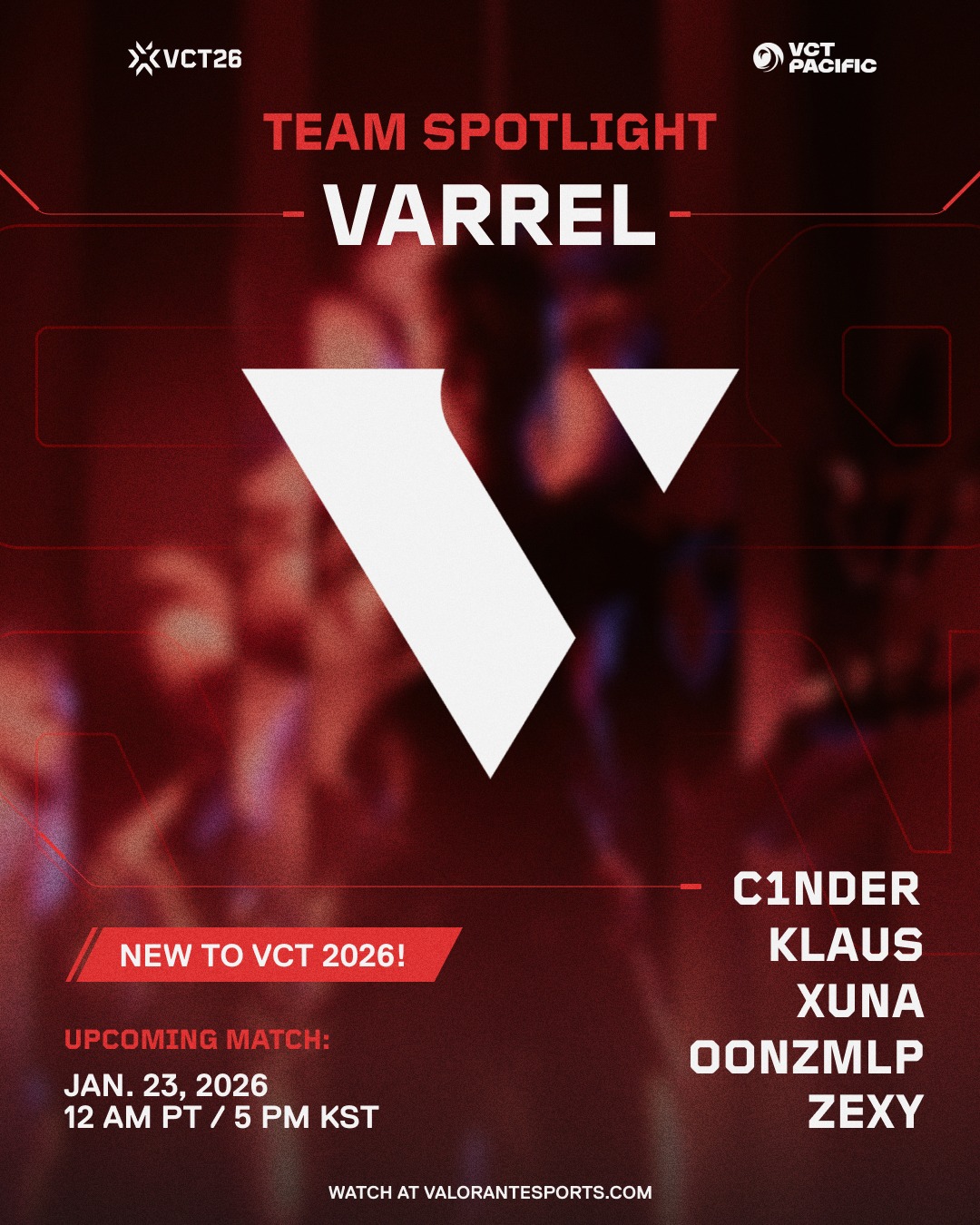 Valorant - Ready to compete at the highest level. Spotlighting VARREL ...
