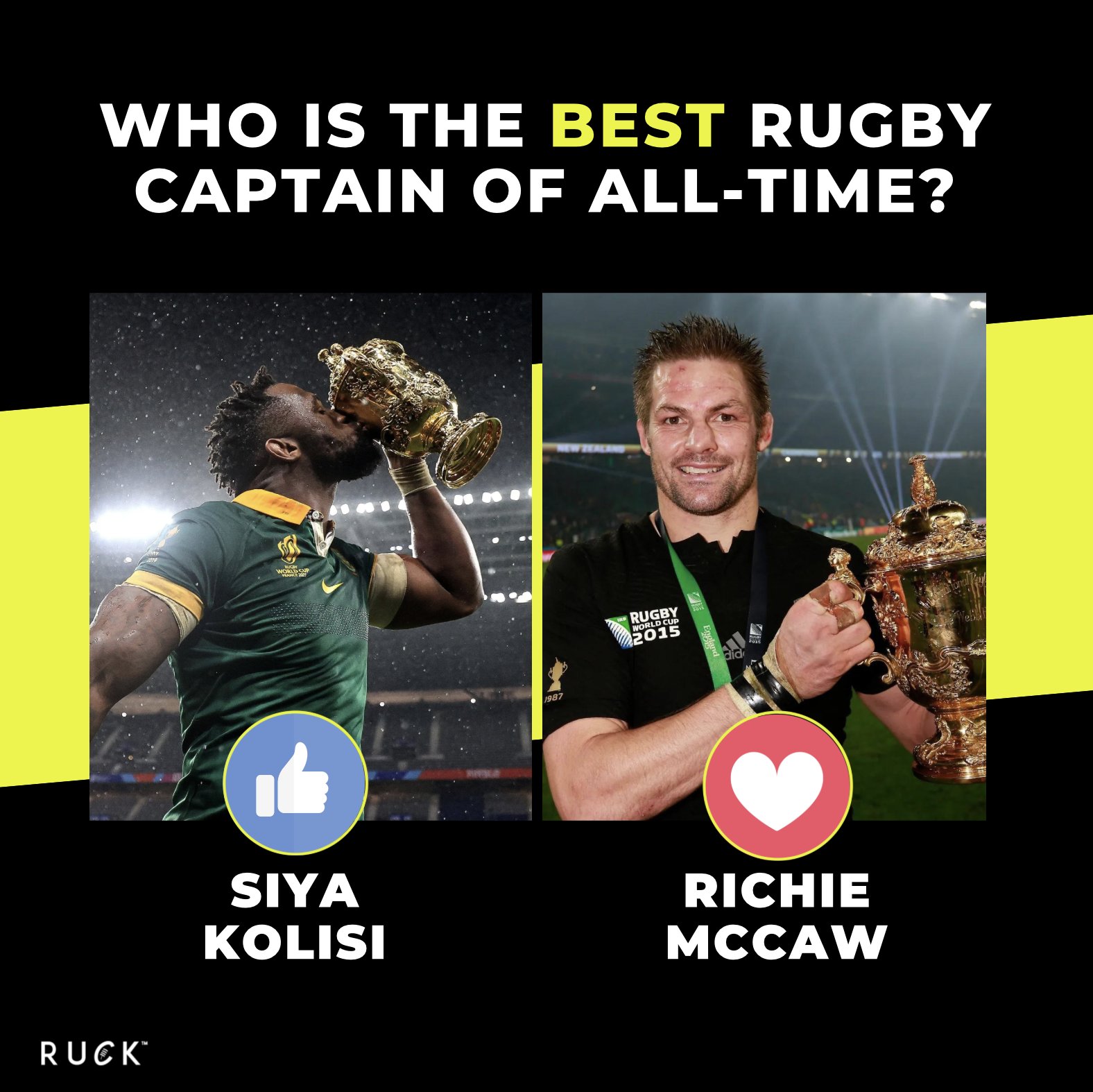 Ruck.co.uk - The best rugby captain of all time is ________ 🤔 | Facebook