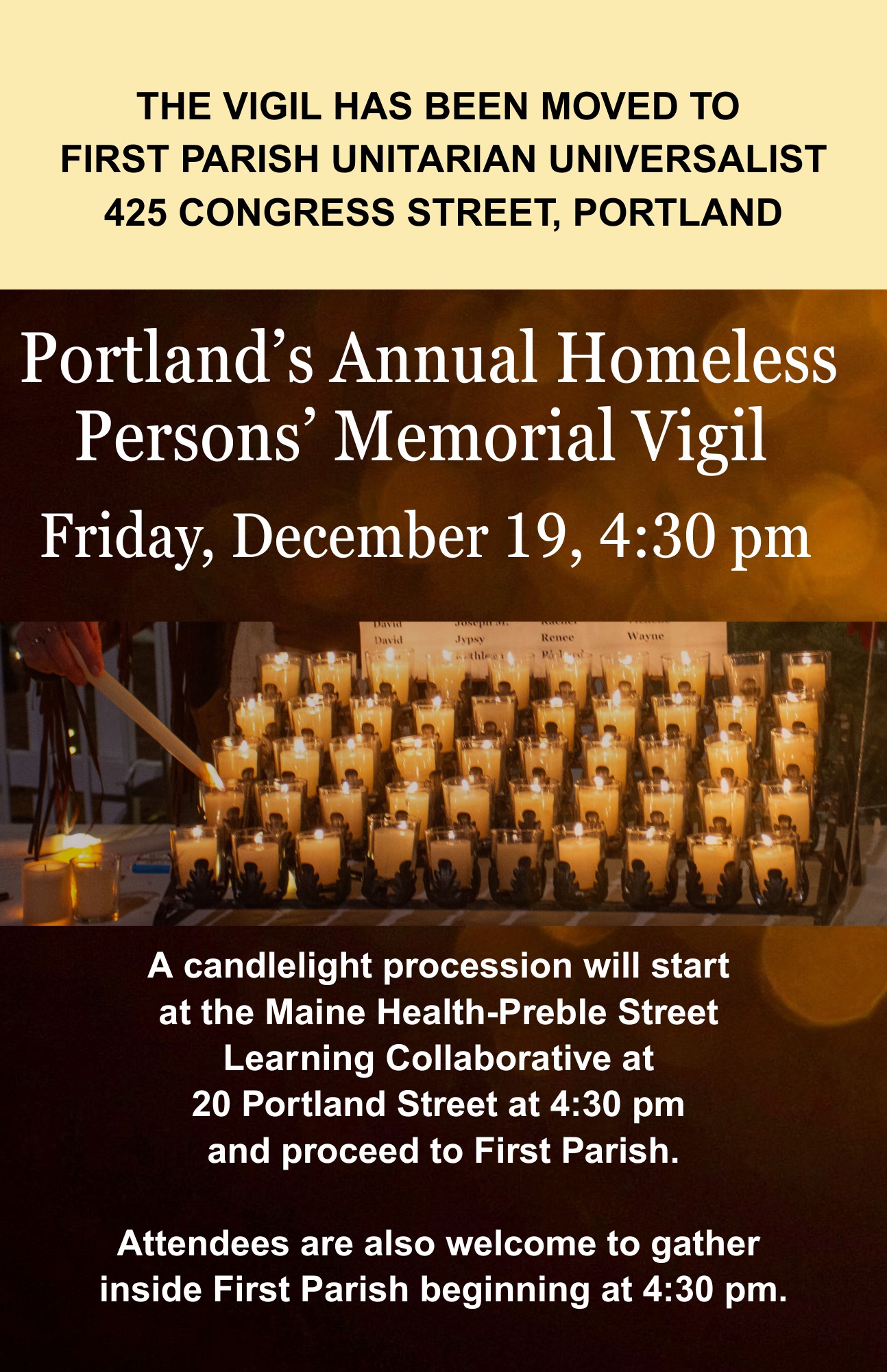 First... - First Parish Portland Unitarian Universalist
